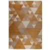 Flair Rugs Hochflorteppich Nuru - Polypropylene - Taupe / Gold - 120 x 170 cm