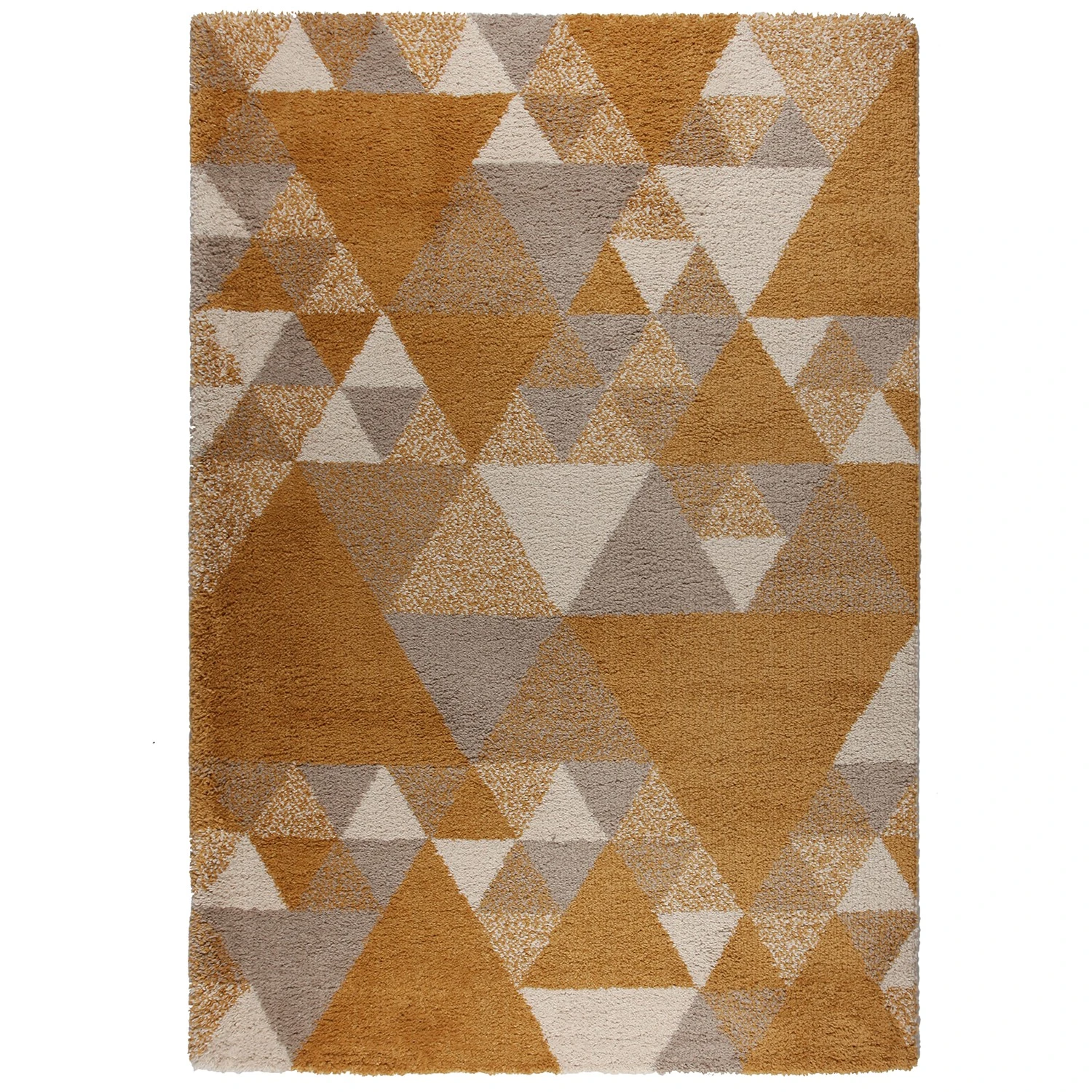 Flair Rugs Hochflorteppich Nuru - Polypropylene - Taupe / Gold - 120 x 170 cm 1 Flair Rugs Hochflorteppich Nuru - Polypropylene - Taupe / Gold - 120 x 170 cm