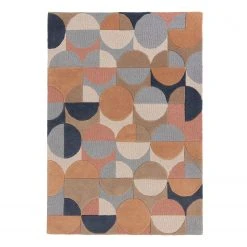 Flair Rugs Wollteppich Gigi - Wolle - Beige / Grau - 120 x 170 cm