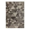 Flair Rugs Hochflorteppich Nuru - Polypropylene - Grau - 80 x 150 cm