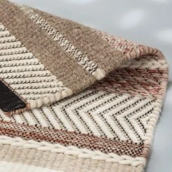 Astra Wollteppich Carmen I - Wolle / Polyester - Braun / Rot - 200 x 300 cm -Teppiche populaire boutique 1000232017 201125 09034400014 DETAILS P000000001000232017