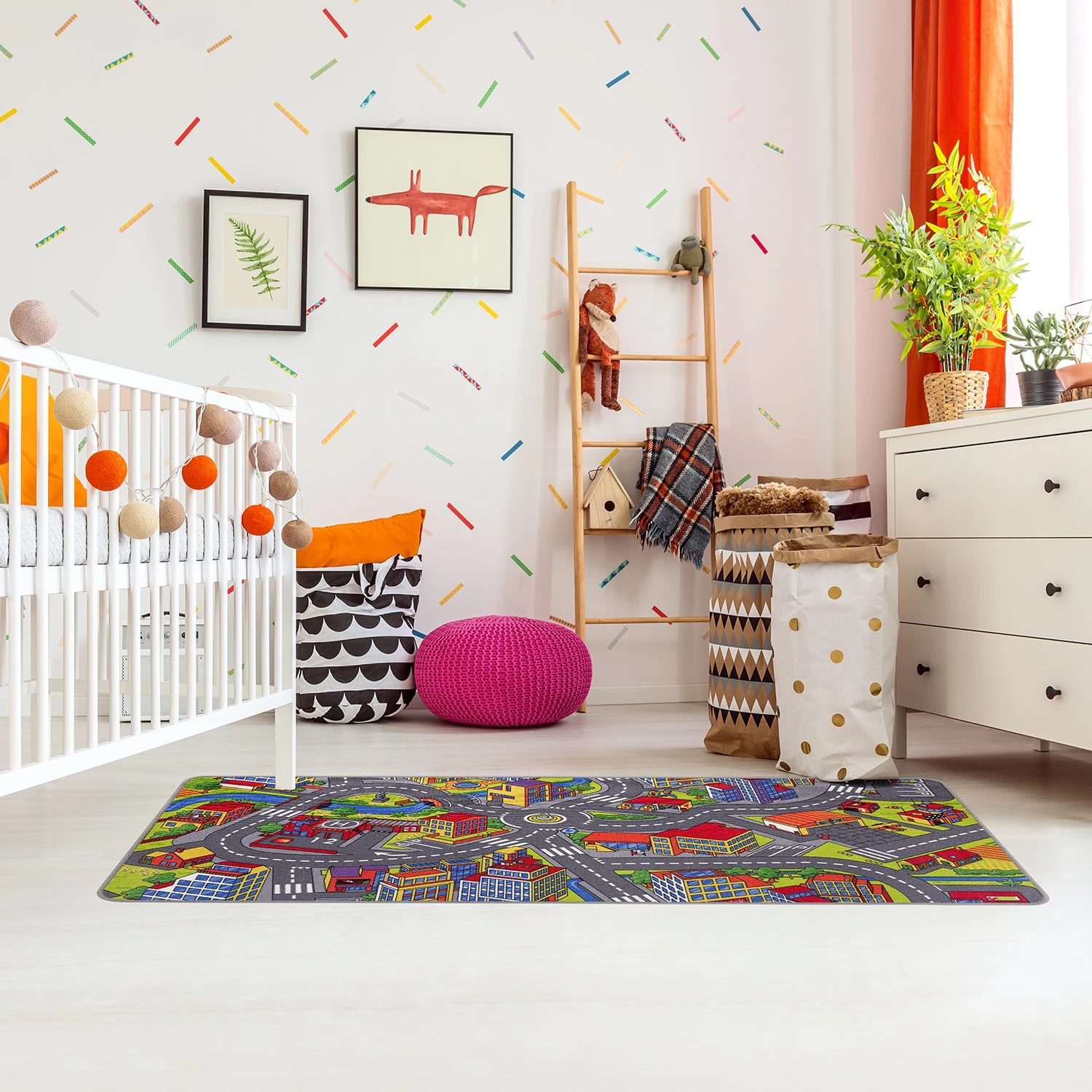 Andiamo Spielteppich Straße I - Polyester - Mehrfarbig 2 Andiamo Spielteppich Straße I - Polyester - Mehrfarbig – Bild 2