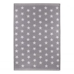 Andiamo Teppich Sternhimmel - Kunstfaser-Hellgrau - 133 x 190 cm
