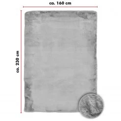 Andiamo Kunstfell Teppich Novara - Polyester - Lichtgrau - 160 x 230 cm 19 Andiamo Kunstfell Teppich Novara - Polyester - Lichtgrau - 160 x 230 cm -Teppiche populaire boutique 1000232730 220616 500 SKETCH DETAILS P000000001000232730 sketch