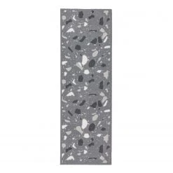 Astra Läufer Miabella Terazzo - Kunstfaser - Grau