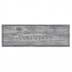 Astra Küchenläufer Miabella Bon Appetit - Kunstfaser - Grau