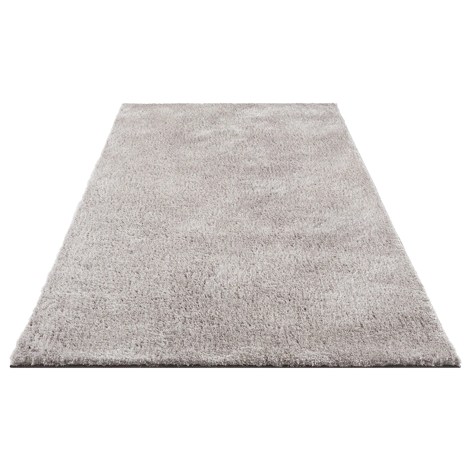 Top Square Hochflorteppich Gourville - Polyester - Silber - 160 x 230 cm 4 Top Square Hochflorteppich Gourville - Polyester - Silber - 160 x 230 cm – Bild 4