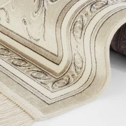 Nouristan Kurzflorteppich Antik Flowers - Viskose / Baumwolle - Hellbeige - 160 x 230 cm 5 Nouristan Kurzflorteppich Antik Flowers - Viskose / Baumwolle - Hellbeige - 160 x 230 cm -Teppiche populaire boutique 1000234607 201210 11232100026 DETAILS P000000001000234607