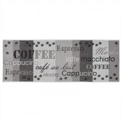 Andiamo Küchenläufer Arizona I - Kunstfaser - Grau / Schwarz - 67 x 180 cm