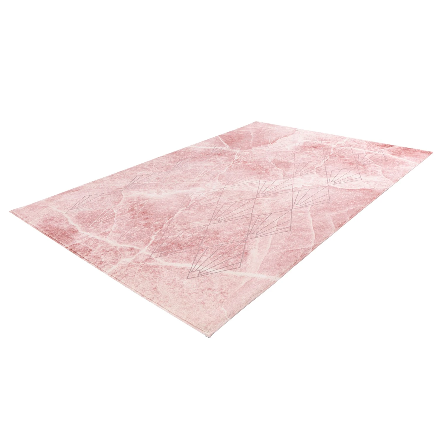 Obsession Kurzflorteppich Palazzo II - Polyester - Rosa - 160 x 230 cm 3 Obsession Kurzflorteppich Palazzo II - Polyester - Rosa - 160 x 230 cm – Bild 3
