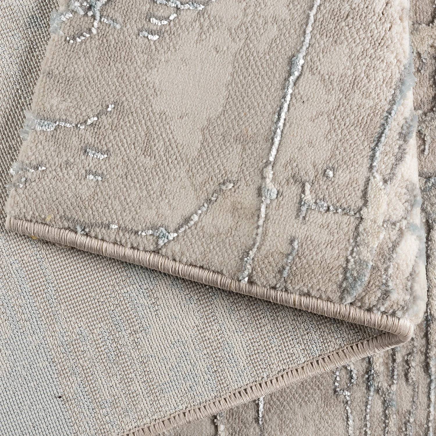 Sehrazat Kurzflorteppich Amatis 6630 - Polyester - Blau / Beige - 200 x 290 cm 7 Sehrazat Kurzflorteppich Amatis 6630 - Polyester - Blau / Beige - 200 x 290 cm – Bild 7