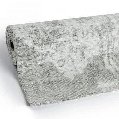 Sehrazat Kurzflorteppich Carina II - Baumwolle / Polyester - Grau - 80 x 150 cm -Teppiche populaire boutique 1000239035 210106 10063600436 DETAILS P000000001000239035