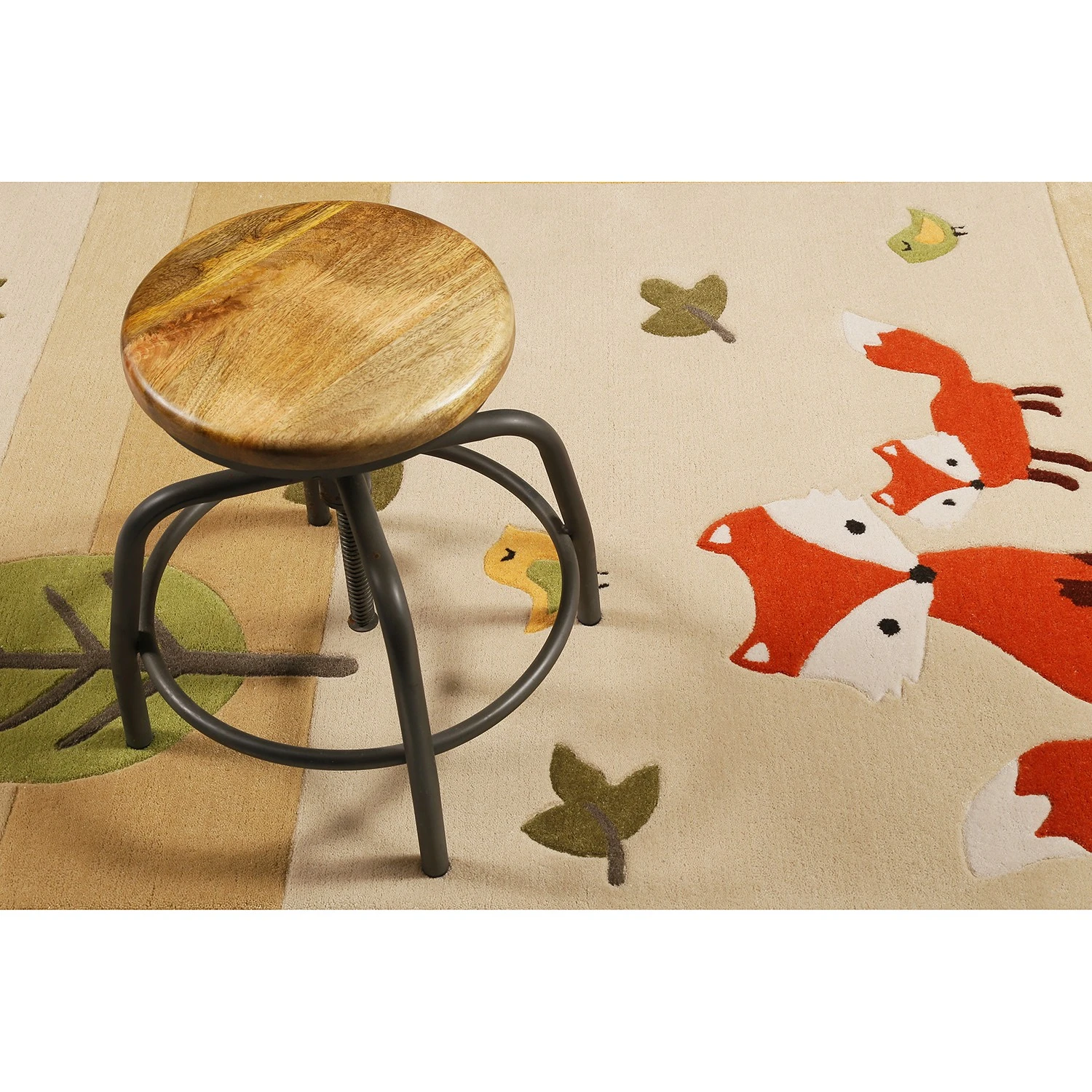 Esprit Home Kinderteppich E-Fox in the Wood - Polyester - Beige - 120 x 170 cm 4 Esprit Home Kinderteppich E-Fox in the Wood - Polyester - Beige - 120 x 170 cm – Bild 4