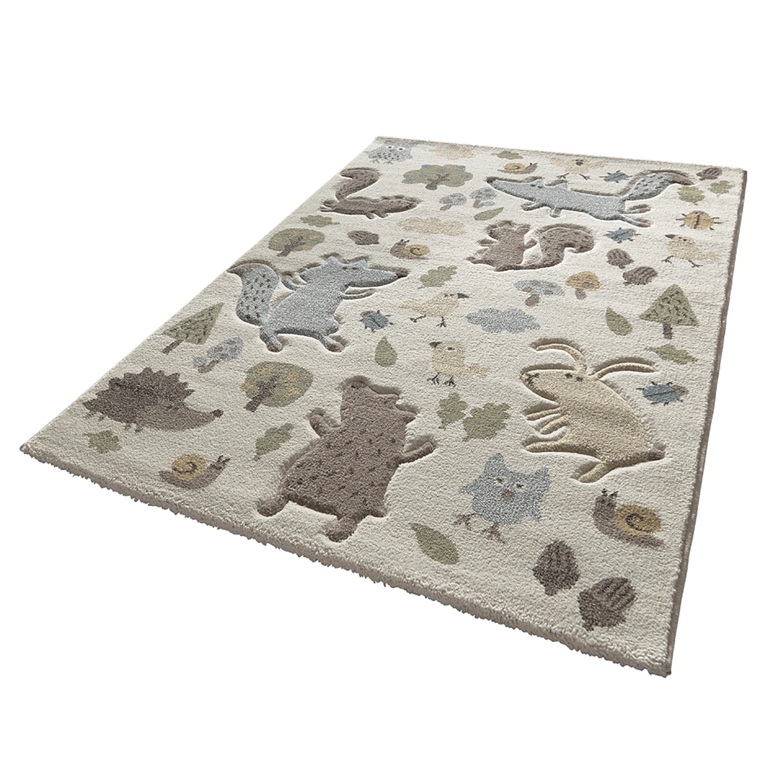 Sigikid Kinderteppich Forest - Kunstfaser - Weiß - 160 x 225 cm 3 Sigikid Kinderteppich Forest - Kunstfaser - Weiß - 160 x 225 cm – Bild 3