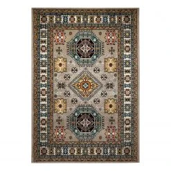 Wecon Home Kurzflorteppich Majorelle - Kunstfaser - Mehrfarbig - 120 x 170 cm