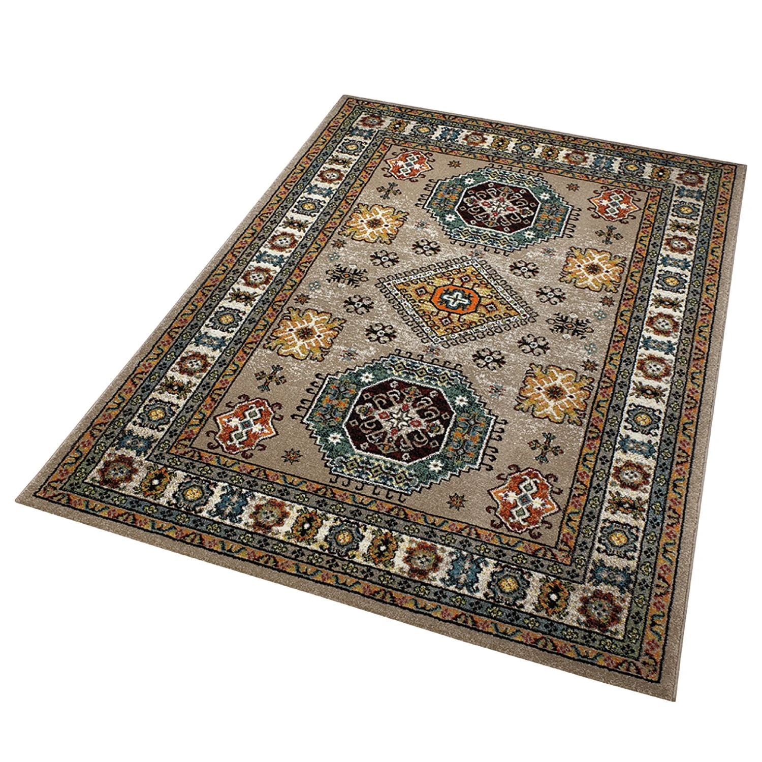 Wecon Home Kurzflorteppich Majorelle - Kunstfaser - Mehrfarbig - 120 x 170 cm 2 Wecon Home Kurzflorteppich Majorelle - Kunstfaser - Mehrfarbig - 120 x 170 cm – Bild 2