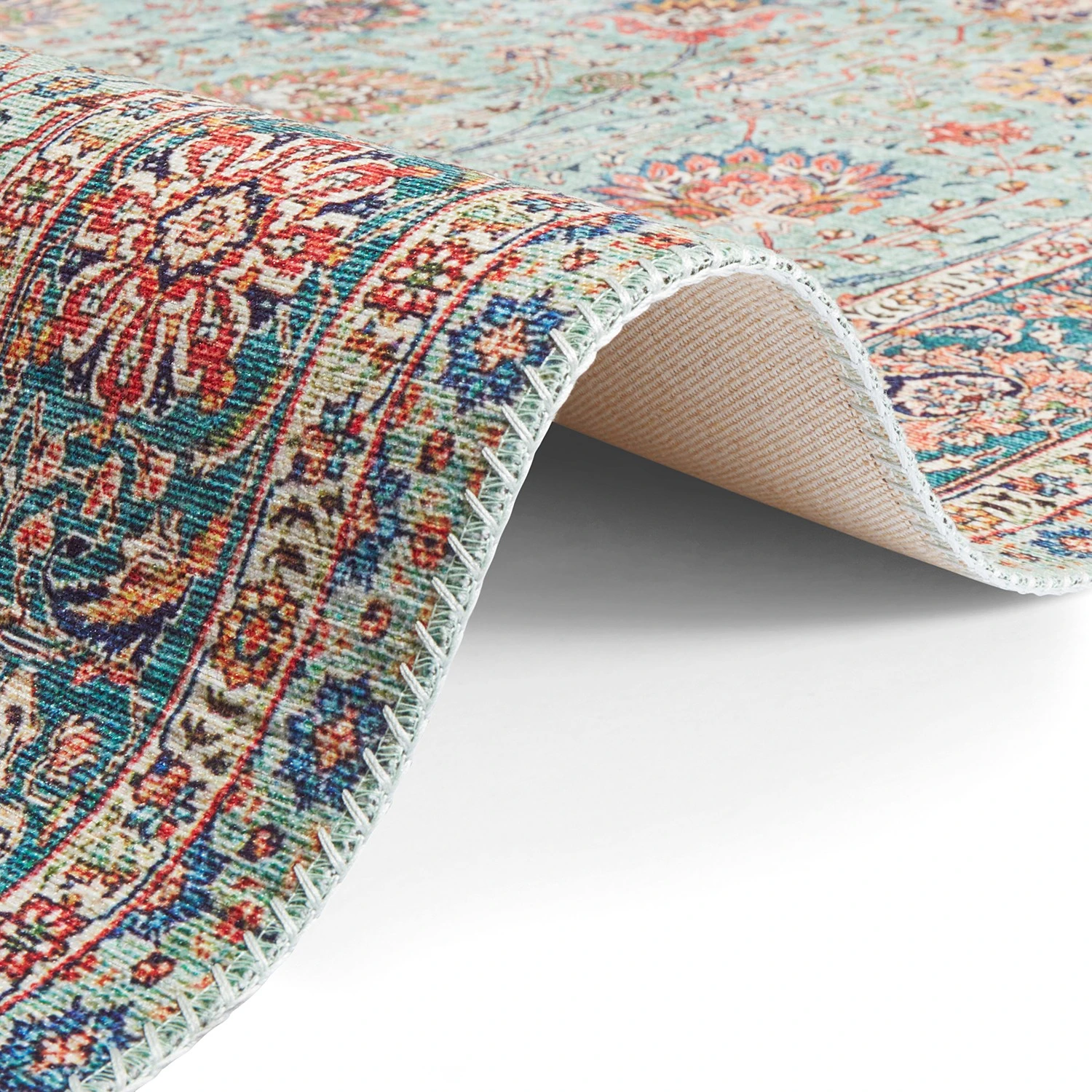 ELLE DECORATION Teppich Mahal I - Webstoff - Jade - 160 x 230 cm 4 ELLE DECORATION Teppich Mahal I - Webstoff - Jade - 160 x 230 cm – Bild 4