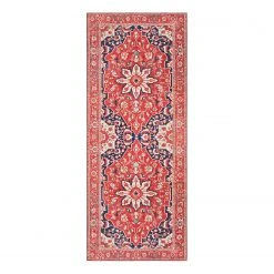 ELLE DECORATION LĂ€ufer TĂ€briz I - Webstoff - Orientrot