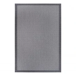 Top Square Teppich Burzet - Polypropylen - Silber / Grau - 80 x 150 cm