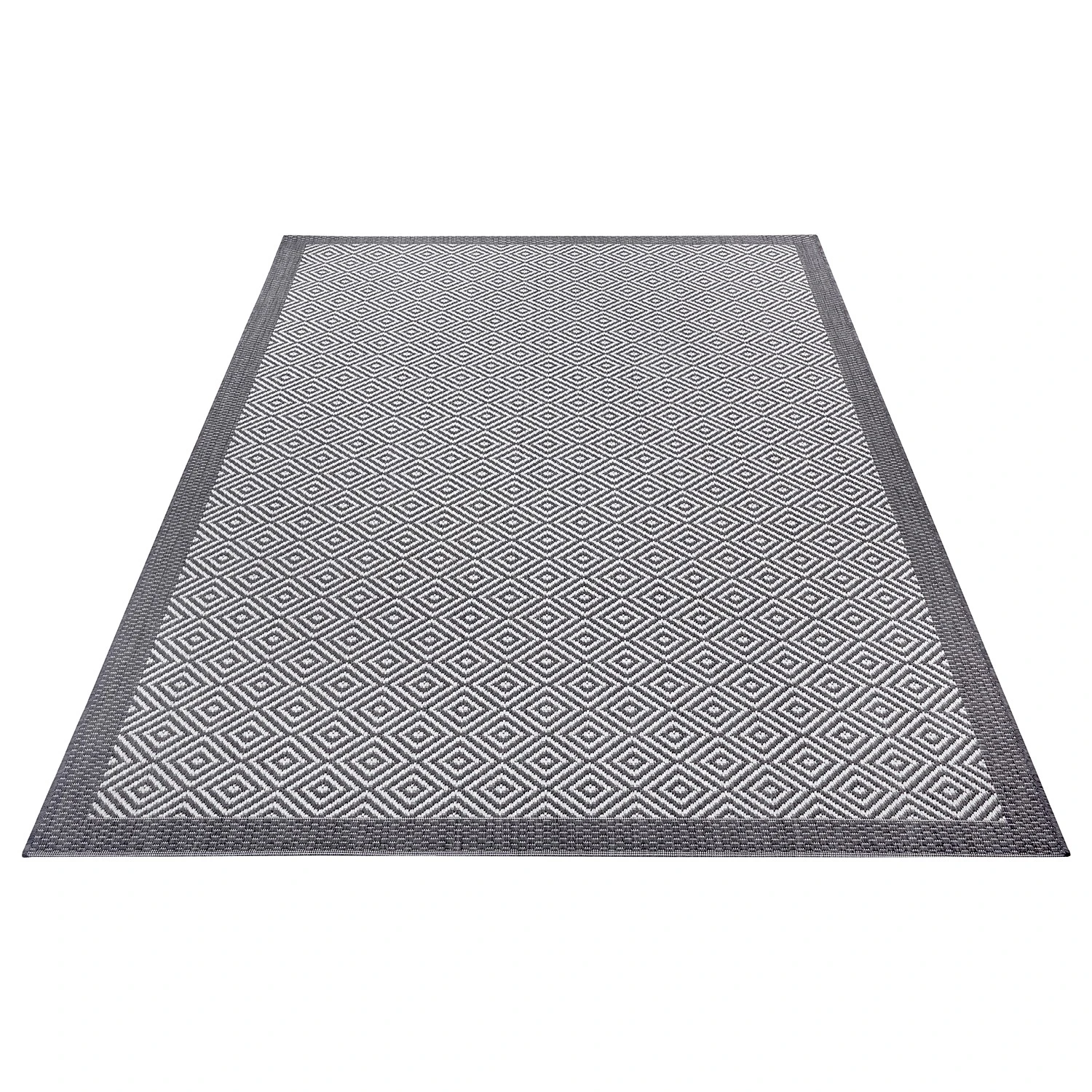 Top Square Teppich Burzet - Polypropylen - Silber / Grau - 80 x 150 cm 3 Top Square Teppich Burzet - Polypropylen - Silber / Grau - 80 x 150 cm – Bild 3