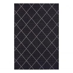 Top Square Teppich Audrieu I - Polypropylen - Schwarz / Creme - 200 x 290 cm