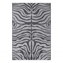 Top Square Teppich La Chaux - Polypropylen - Grau / Silber - 160 x 230 cm