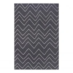 Top Square Teppich Curel - Polypropylen - Grau / Silber - 200 x 290 cm