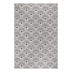 Top Square Teppich Gizeux - Polypropylen - Schwarz - 80 x 150 cm