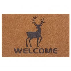 Top Square Fußmatte Retaud - Polyethylen - Braun / Grau