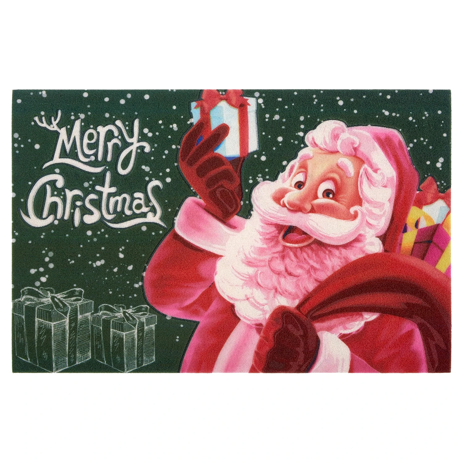 Top Square Fußmatte Soyaux - Polyethylen - Mehrfarbig / Rot 1 Top Square Fußmatte Soyaux - Polyethylen - Mehrfarbig / Rot