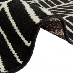 Top Square Kurzflorteppich Montbron - Polypropylen - Schwarz - 80 x 150 cm -Teppiche populaire boutique 1000249069 210316 09311900333 DETAILS P000000001000249069