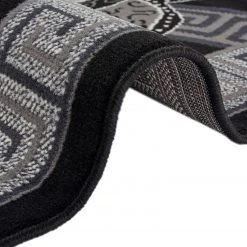 Top Square Kurzflorteppich Clichy - Polypropylen - Schwarz - 80 x 150 cm -Teppiche populaire boutique 1000249137 210316 09352000528 DETAILS P000000001000249137