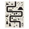 Hanse Home Kinderteppich Avenue - Polypropylen - Creme / Schwarz - 160 x 220 cm
