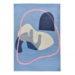 Tom Tailor Kurzflorteppich Shapes Five - Kunstfaser - Mehrfarbig - 160 x 230 cm