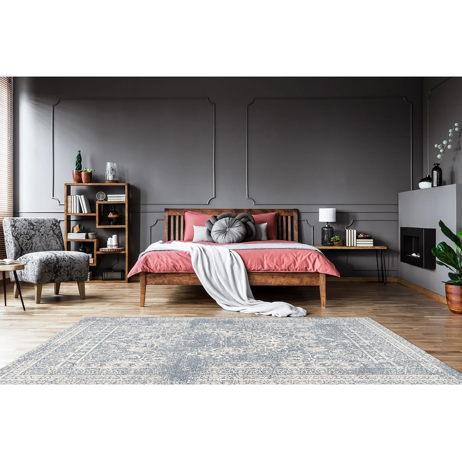 Arte Espina Kurzflorteppich Iglesia 400 - Mischgewebe - Creme / Blau - 120 x 170 cm 2 Arte Espina Kurzflorteppich Iglesia 400 - Mischgewebe - Creme / Blau - 120 x 170 cm – Bild 2