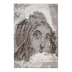 Arte Espina Kurzflorteppich Iglesia 200 - Mischgewebe - Taupe - 120 x 170 cm