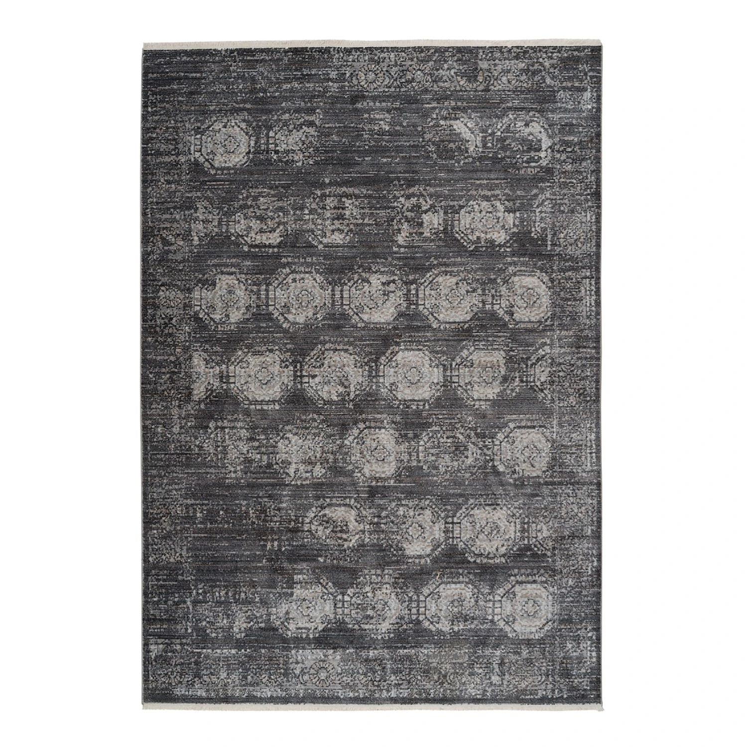 Arte Espina Kurzflorteppich Baroque 700 - Kunstfaser - Anthrazit - 120 x 170 cm 1 Arte Espina Kurzflorteppich Baroque 700 - Kunstfaser - Anthrazit - 120 x 170 cm