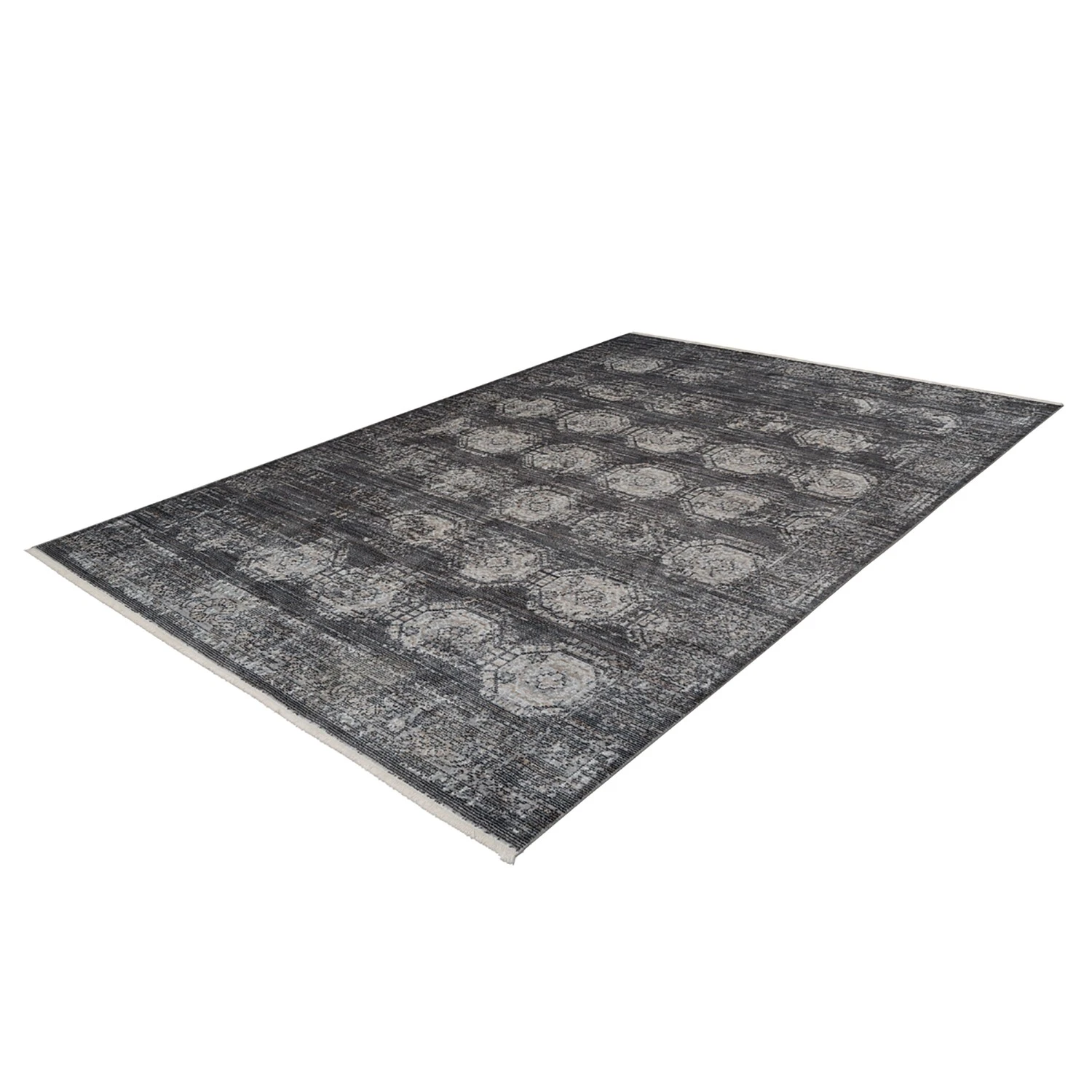 Arte Espina Kurzflorteppich Baroque 700 - Kunstfaser - Anthrazit - 120 x 170 cm 3 Arte Espina Kurzflorteppich Baroque 700 - Kunstfaser - Anthrazit - 120 x 170 cm – Bild 3