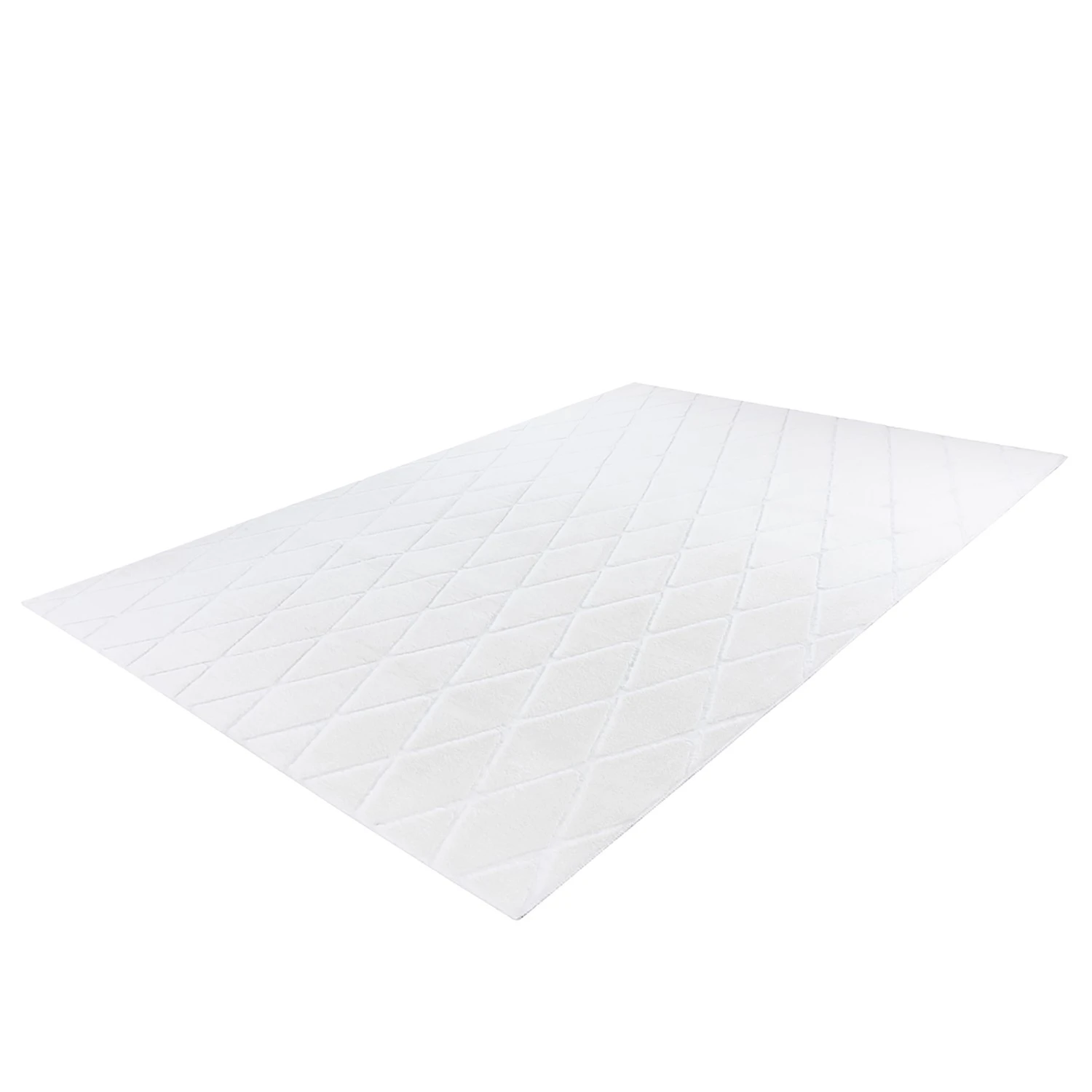 Kayoom Kurzflorteppich Vivica 225 - Kunstfaser - Weiß - 160 x 230 cm 3 Kayoom Kurzflorteppich Vivica 225 - Kunstfaser - Weiß - 160 x 230 cm – Bild 3