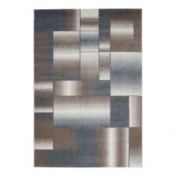 Kayoom Kurzflorteppich Broadway III - Kunstfaser - Braun / Grau - 120 x 170 cm