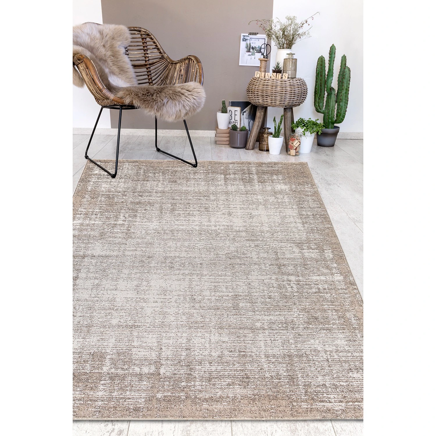 Andiamo Teppich Campos - Polypropylen - Beige - 160 x 230 cm 3 Andiamo Teppich Campos - Polypropylen - Beige - 160 x 230 cm – Bild 3