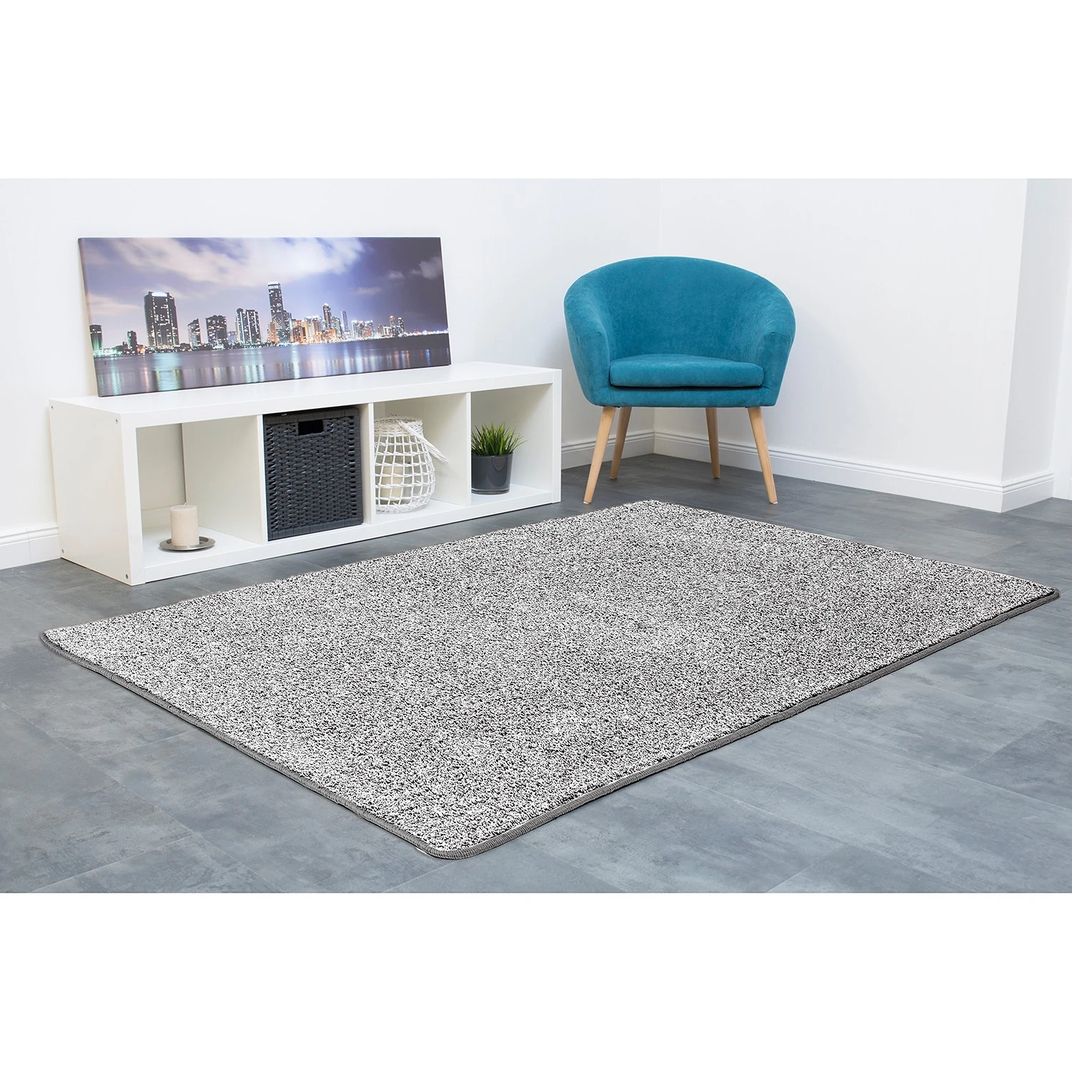 Andiamo Teppich Shaggy I - Polypropylen - Silber - 160 x 230 cm 2 Andiamo Teppich Shaggy I - Polypropylen - Silber - 160 x 230 cm – Bild 2