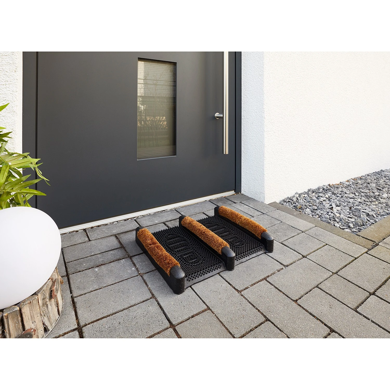 Andiamo Fußmatte Kokos Gummi Schuh I - Gummi / Kokos - Braun / Schwarz 2 Andiamo Fußmatte Kokos Gummi Schuh I - Gummi / Kokos - Braun / Schwarz – Bild 2