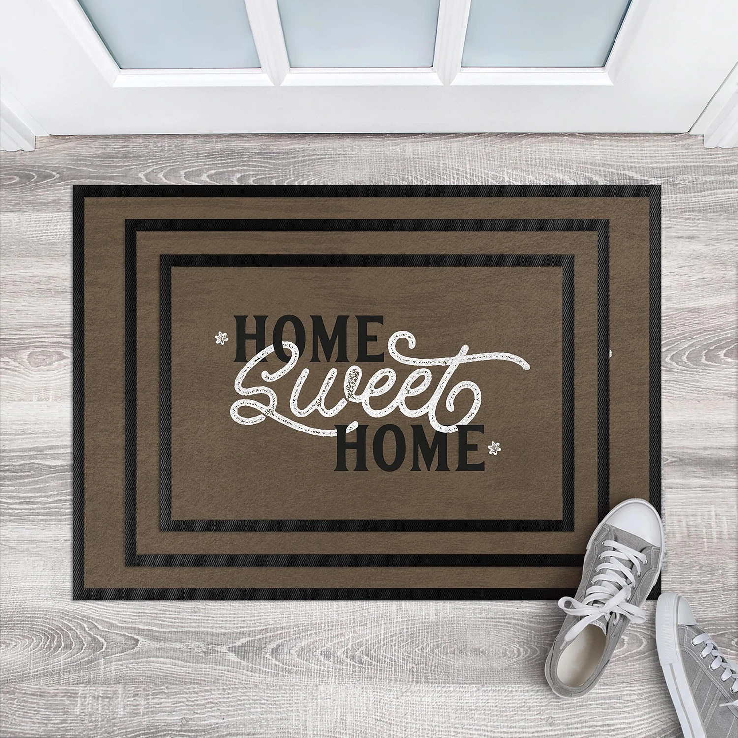 Bilderwelten Fußmatte Home Sweet Home Shabby - Mischgewebe - Braun - 60 x 40 cm 2 Bilderwelten Fußmatte Home Sweet Home Shabby - Mischgewebe - Braun - 60 x 40 cm – Bild 2