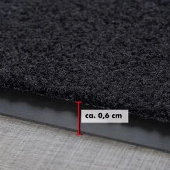 Andiamo Fußmatte Verdi - Polyamid - Schwarz - 60 x 90 cm -Teppiche populaire boutique 1000263876 220616 501 SKETCH DETAILS P000000001000263876 sketch