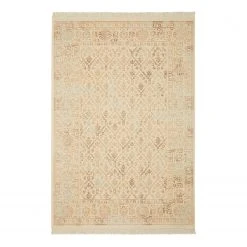 Top Square Kurzflorteppich Harmony III - Kunstfaser - Beige - 120 x 170 cm