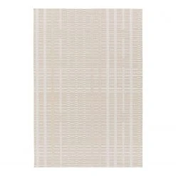 Top Square In-/Outdoorteppich Save III - Kunstfaser - Grau / Beige