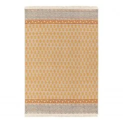 Top Square Kurzflorteppich Harmony IV - Kunstfaser - Gelb