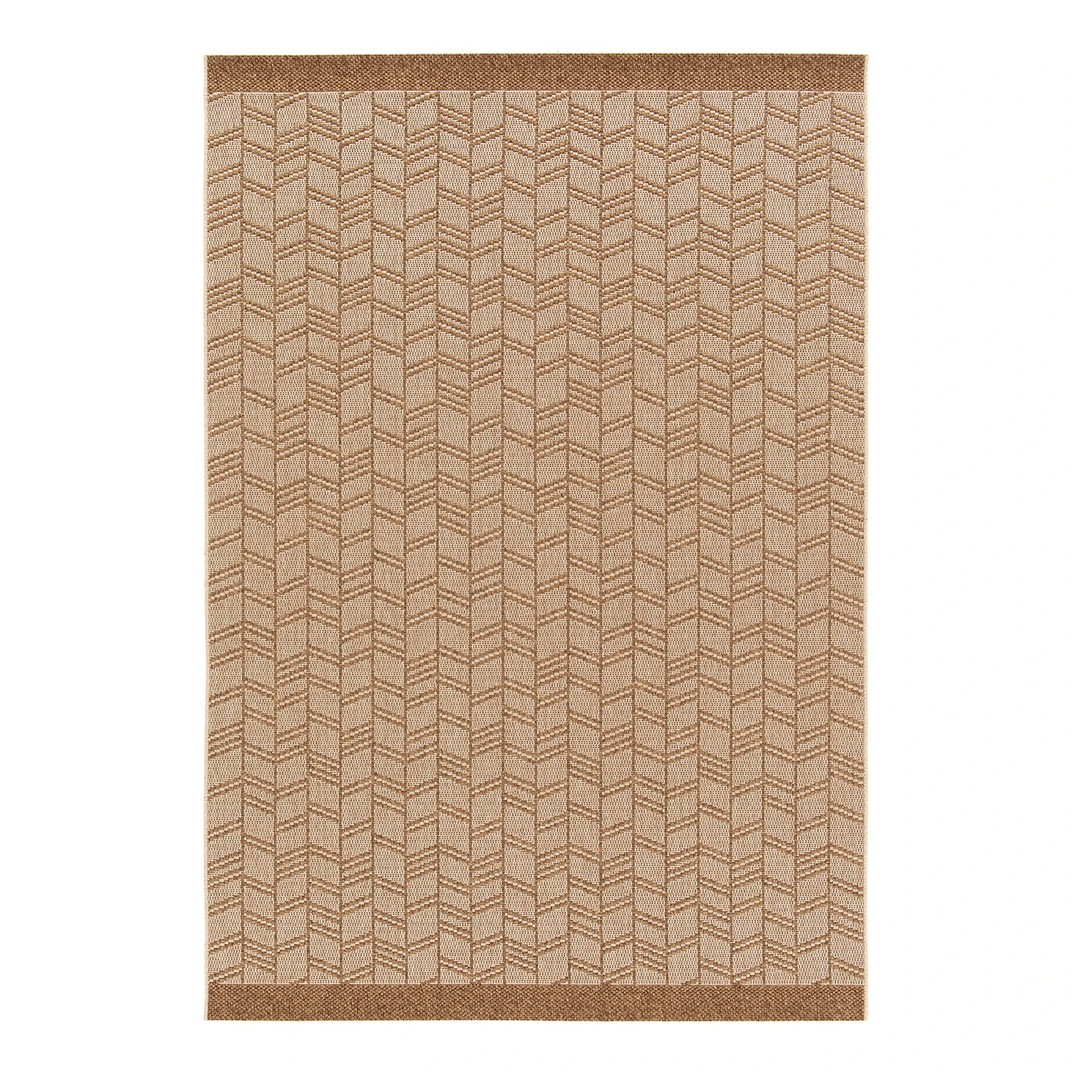 Top Square In-/Outdoorteppich Zelma - Kunstfaser - Beige / Braun 1 Top Square In-/Outdoorteppich Zelma - Kunstfaser - Beige / Braun