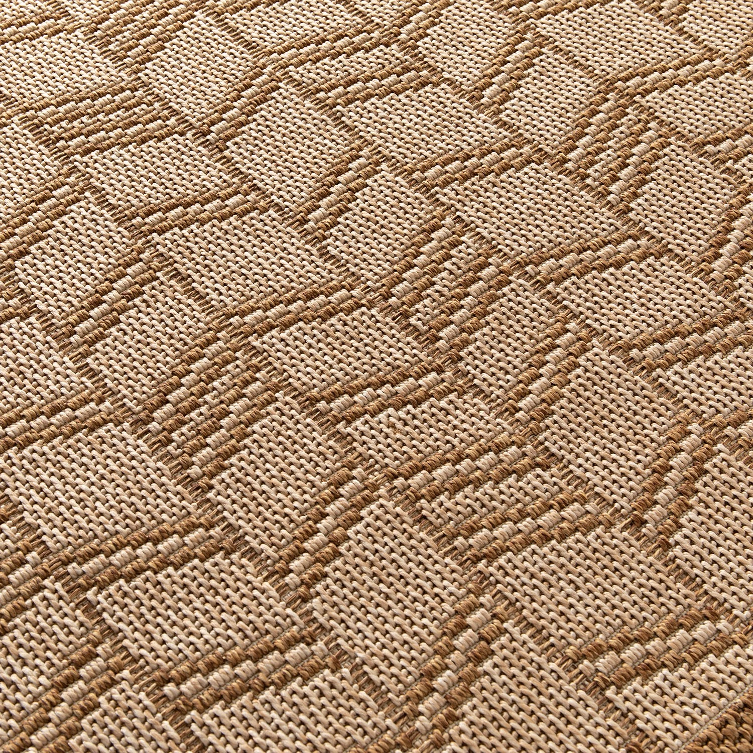 Top Square In-/Outdoorteppich Zelma - Kunstfaser - Beige / Braun 5 Top Square In-/Outdoorteppich Zelma - Kunstfaser - Beige / Braun – Bild 5